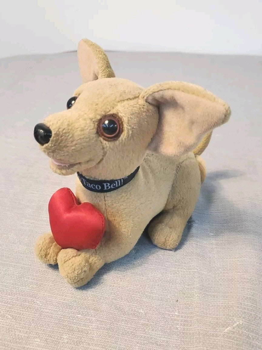Plush Taco Bell Chihuahua With Heart