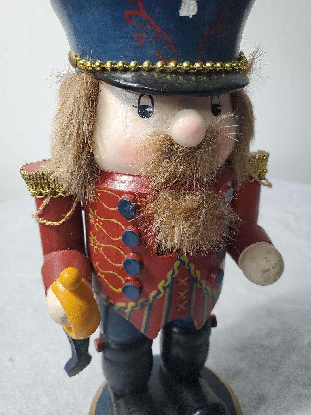 Vintage Collectible Wooden Nutcracker 11"