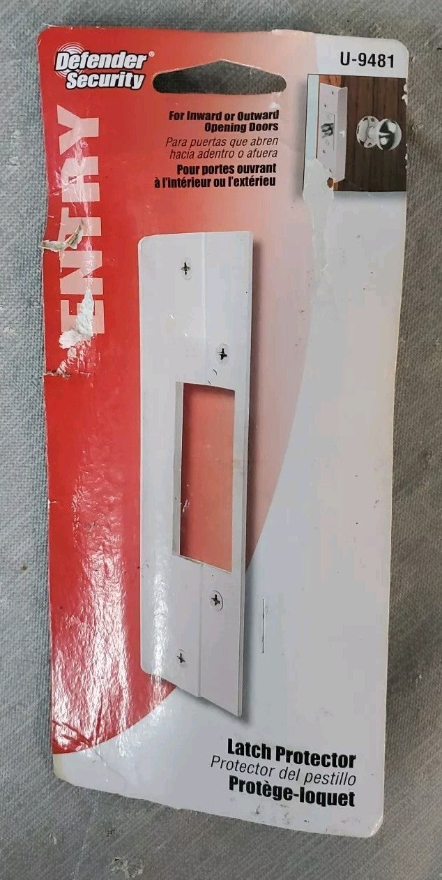 U 9481 Latch Bolt Guard Plate. Aluminium  (New)