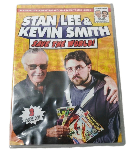 Stan Lee And Kevin Smith Save The World Dvd Brand New And Sealed