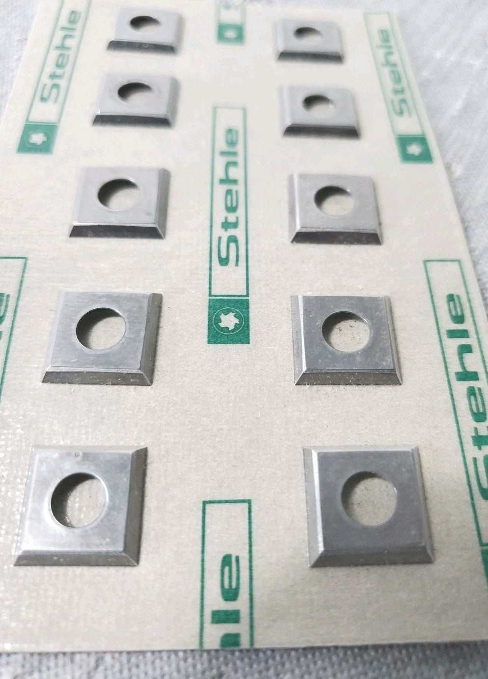  Stehle Turnover Knifes With 4 Sided Blade Part# 040-10053  Pack Of 10