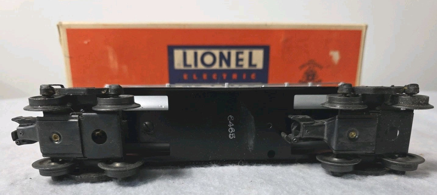 Lionel #6465 "Sunoco" 2-Dome Tank Car with Original Box (O Gauge Postwar) 48-49 