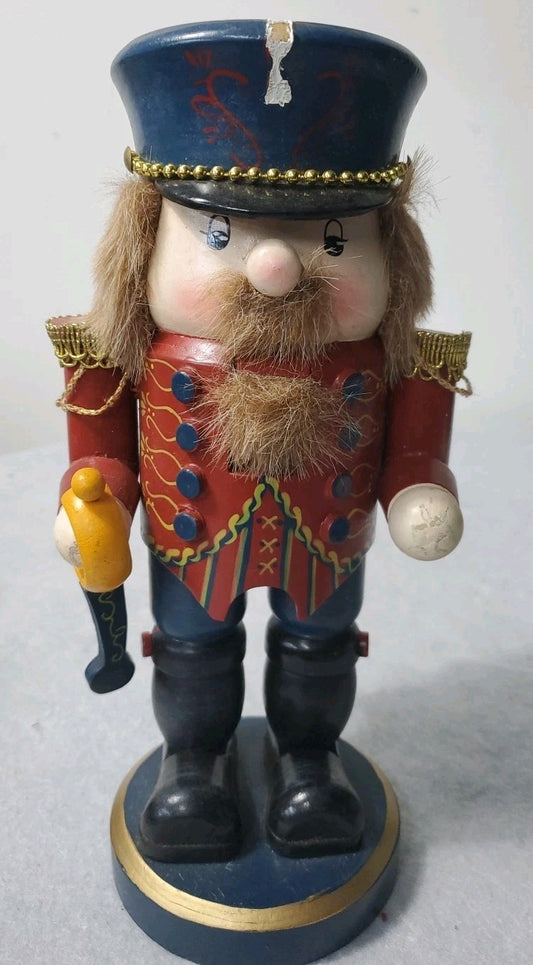 Vintage Collectible Wooden Nutcracker 11"