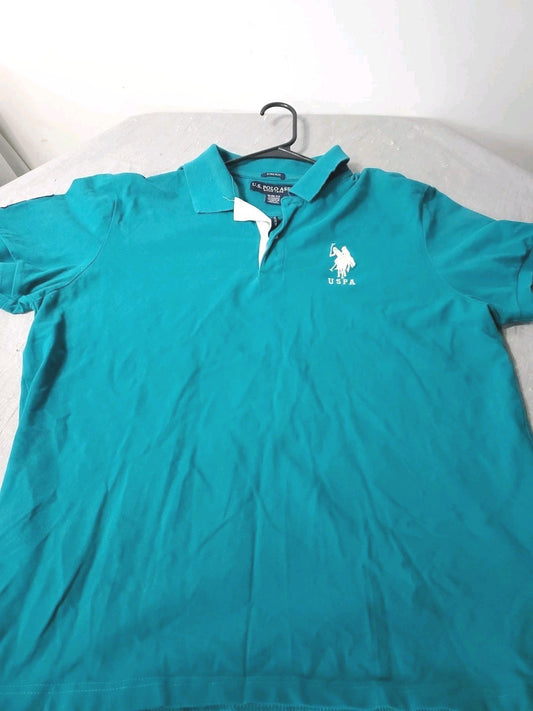 U.S. Polo Assn. Large Slimfit Green Number 3