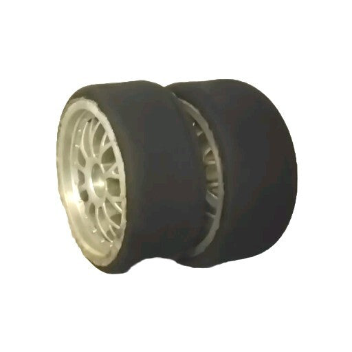 RC 1/10 Tires And Rims On Road 2pcs