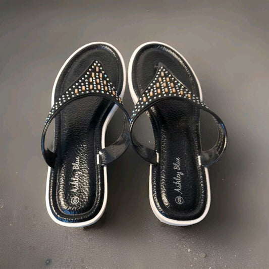 Ashley Blue Women Flip Flop Sandals Size 9