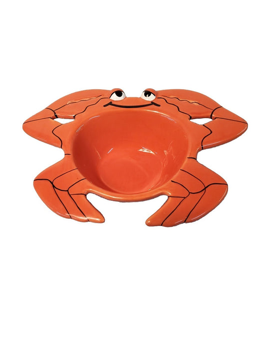 Vintage porcelain crab bowl