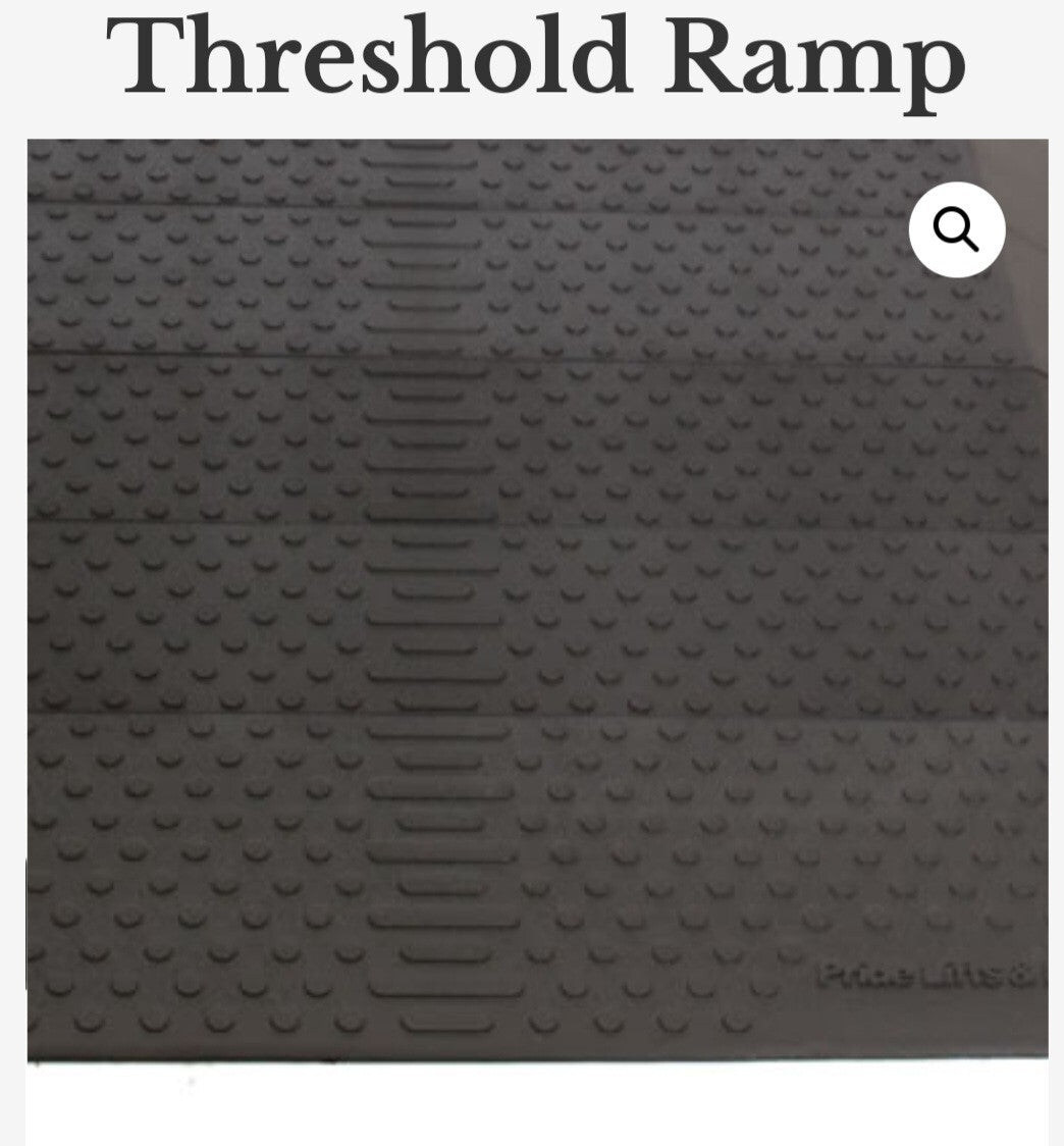 Pride Mobility RAMPRB1005 Rubber Ramp  2.5" - 3.0" Riser Threshold Scooter Ramp