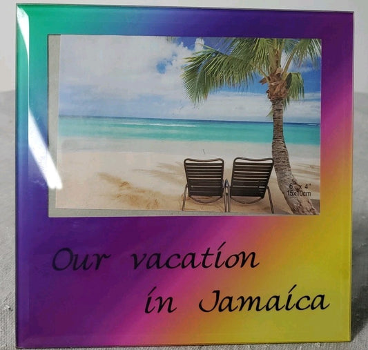 Our Vacation InJamica Picture  Frame For 6"×4"  Beautiful Frame
