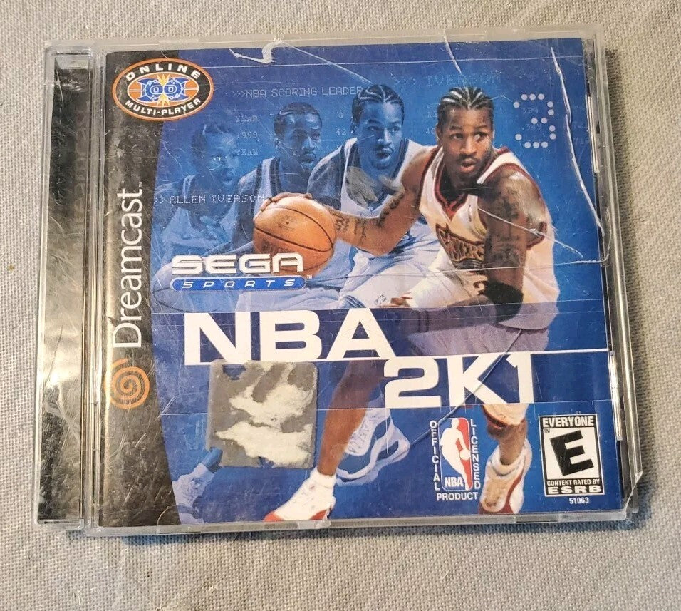Dreamcast NBA 2k1 Sega Sports