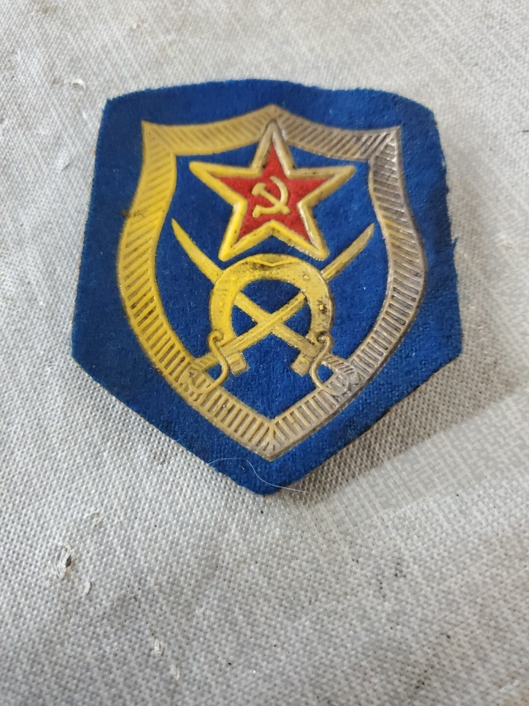 Vintage USSR Soviet Calvary Sleeve Patch