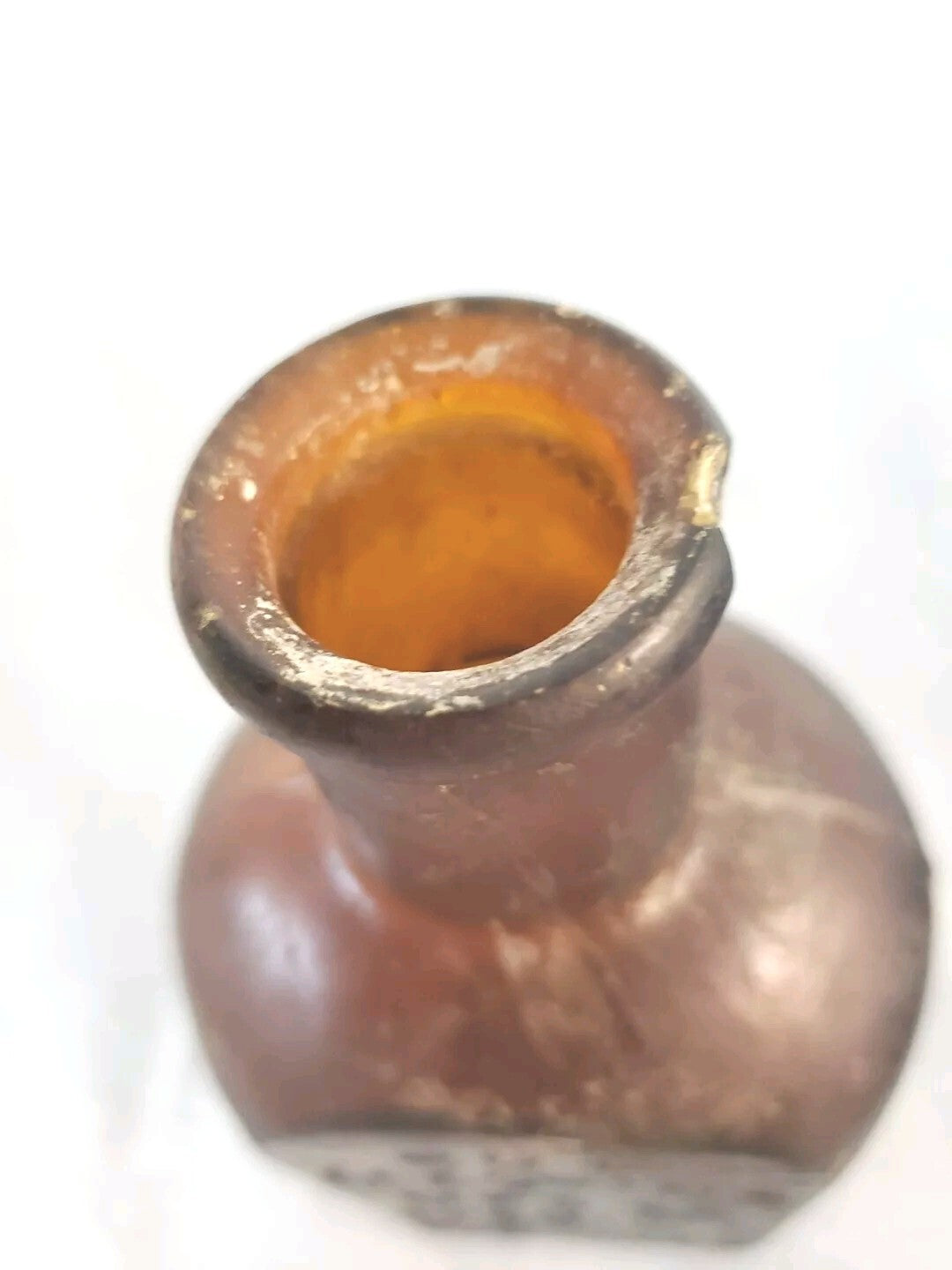 Antique medicine bottle THE MALTINE  MF'G. CO. CHEMISTS  NEW YORK amber color