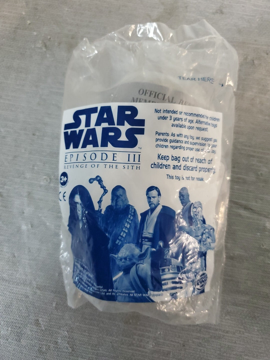 burger king star wars episode 3 toys