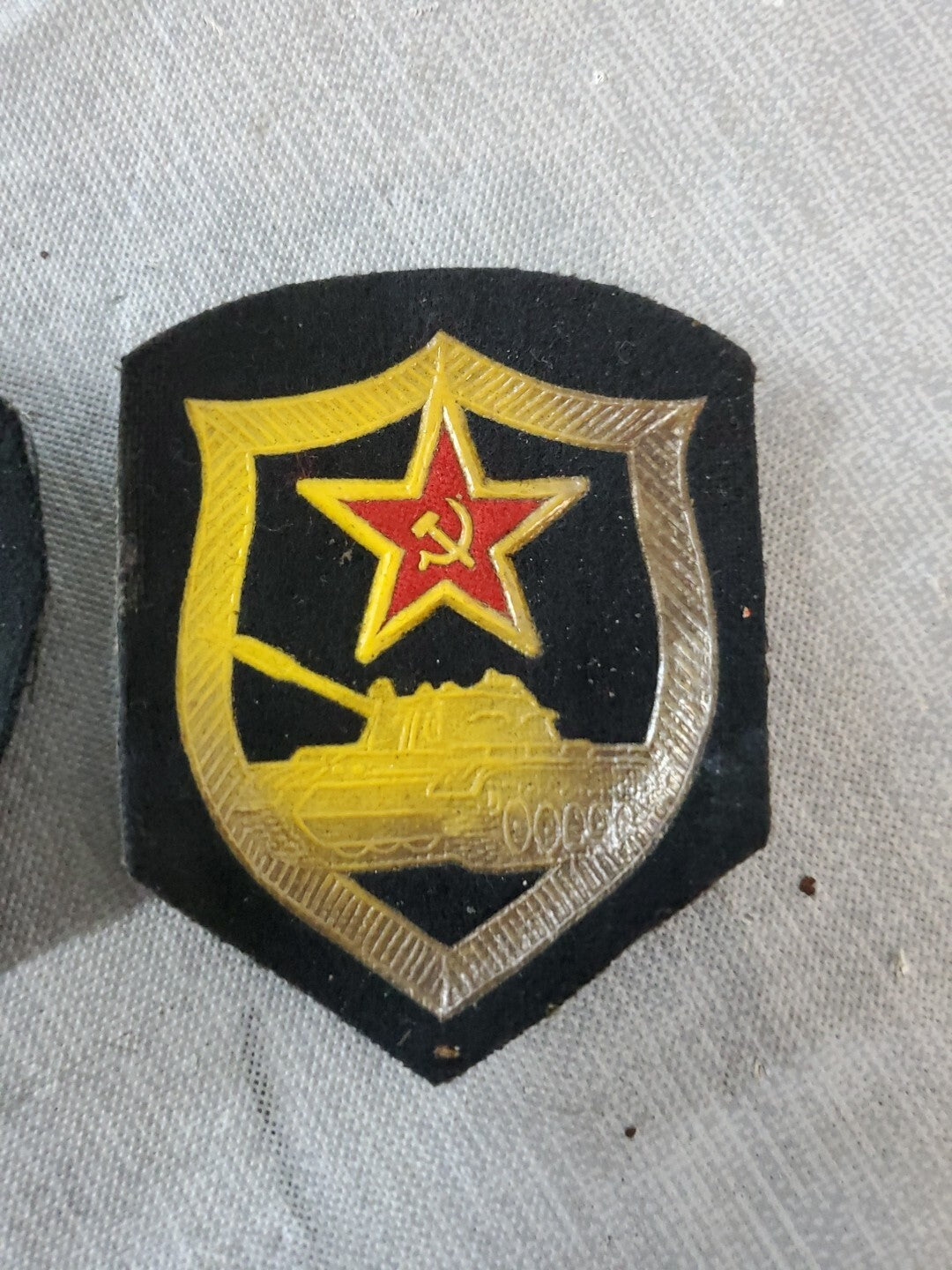Vintage USSR Soviet Army Uniform Patch Lot Of 2