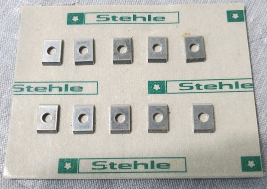  Stehle Turnover Knifes With 2  Sided Blade Part# 040-10893 Pack Of 10