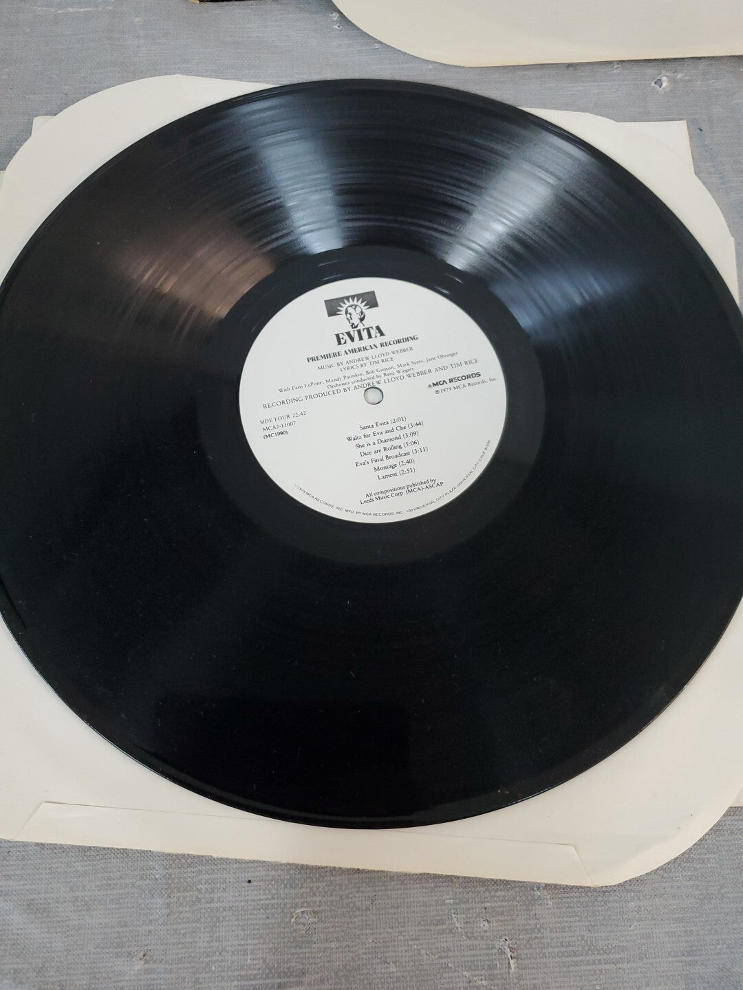 Evita - Premiere American Recording - 2xLP  original LP