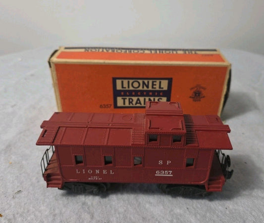 Vtg 1947 Post War Lionel Lines O Gauge 6357 Caboose In The Original Box Nice!!