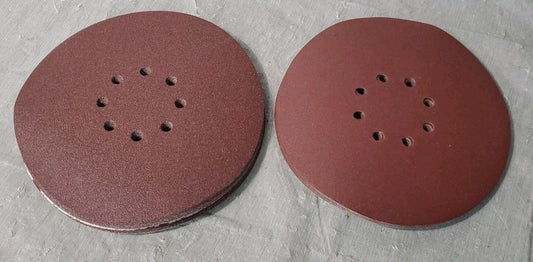 9" Round Sanding Disk Lot 14 P80 8  P120  Total 22