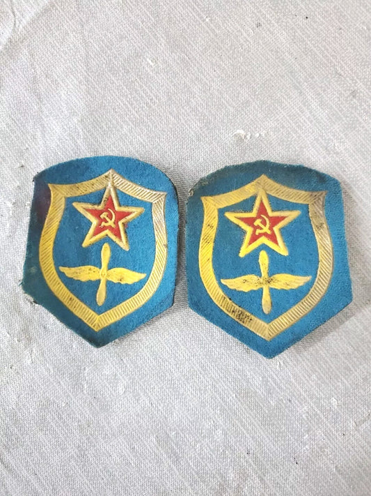 Vintage USSR Airforce  Division Patch Lot Of 2