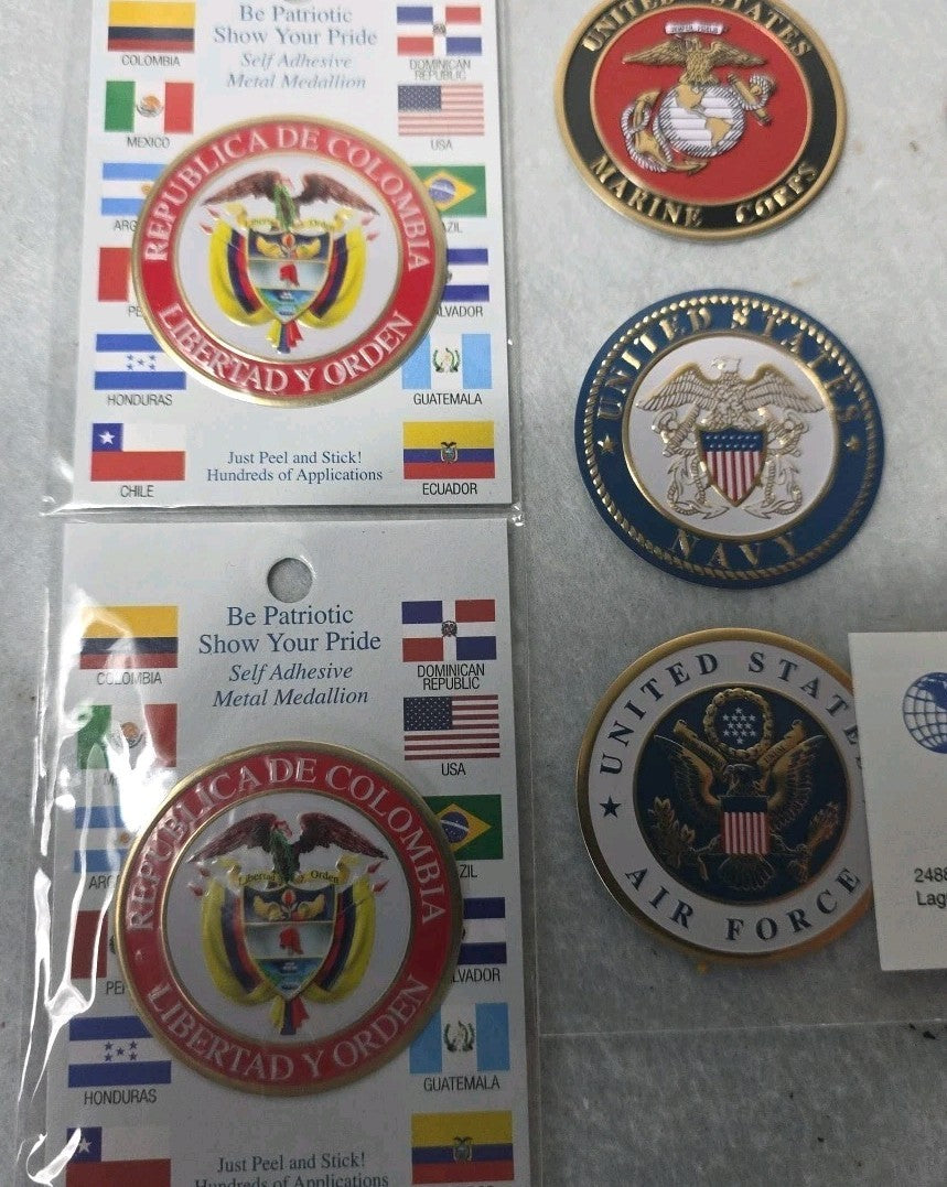 Collectible Medallions Army, Navy, Airforce And More