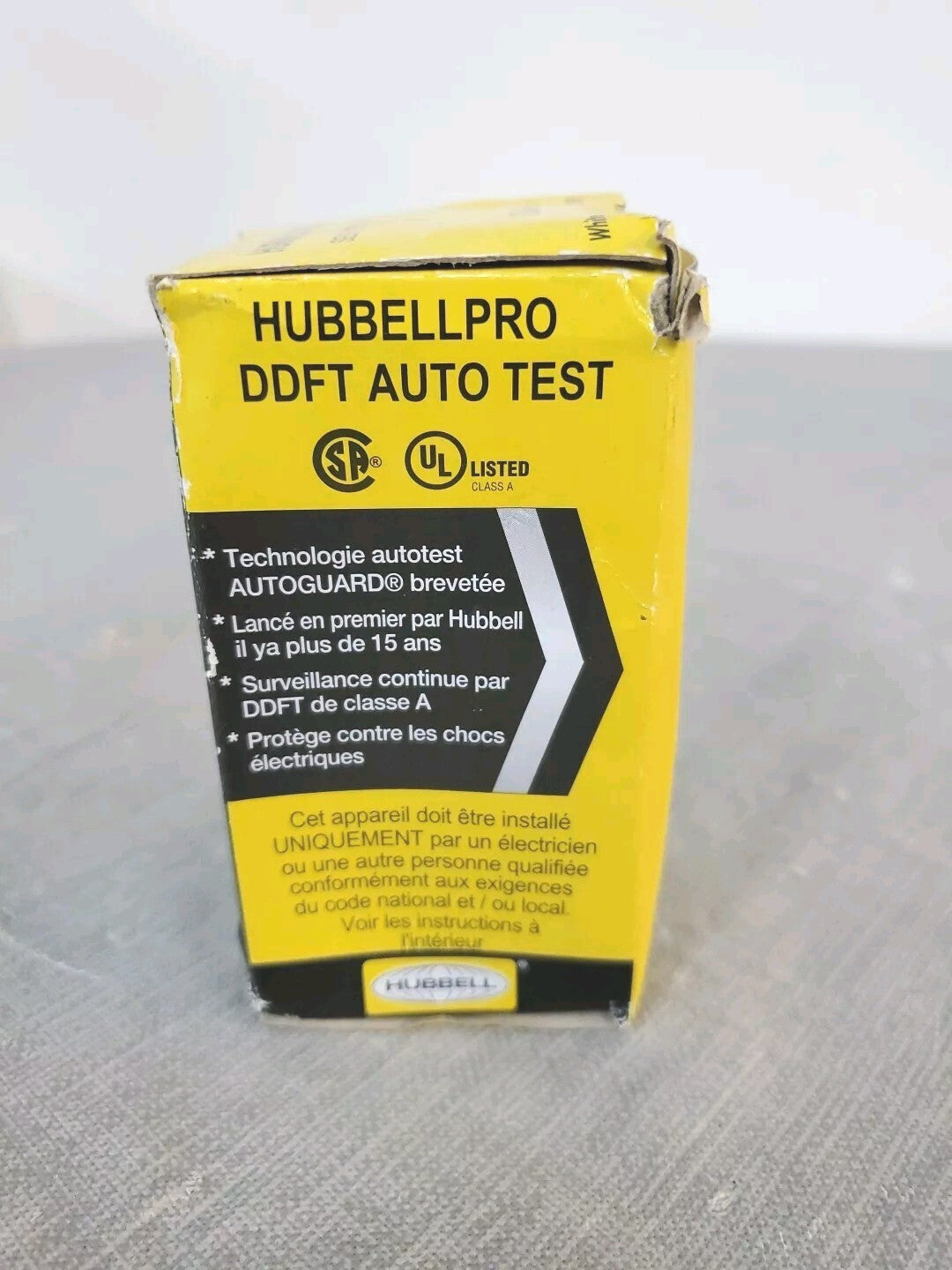 Hubbell-Pro GFT15W 15 A Self-Test GFCI Receptacle - White