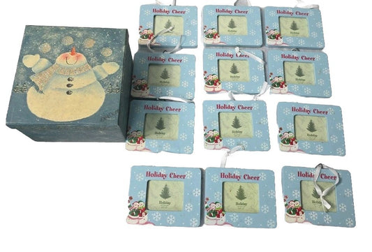 12 Wooden Picture Frame Ornaments By Pat Olson