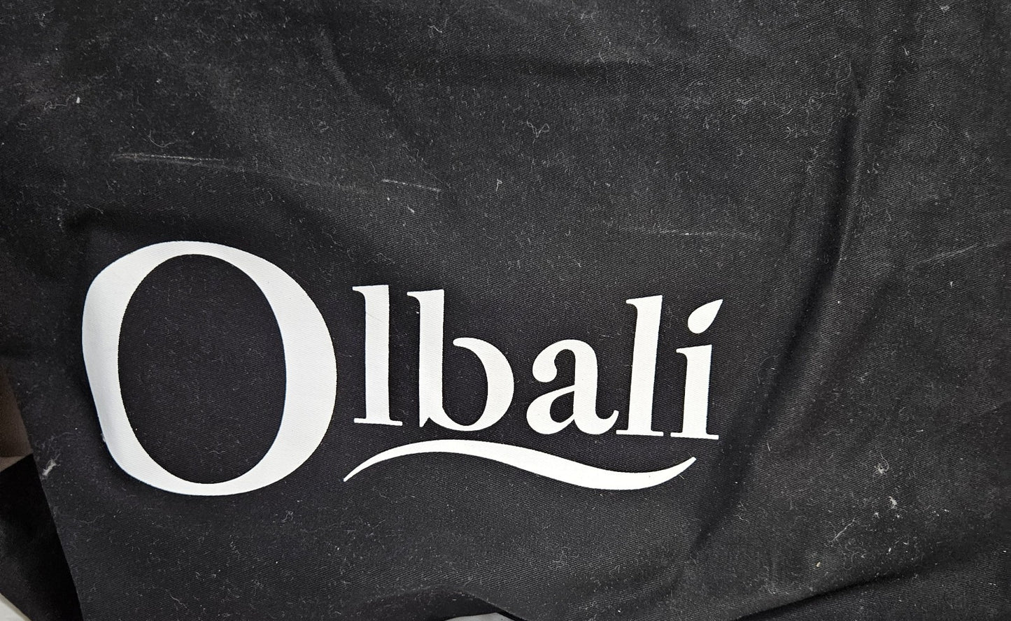 NEW - Olbali Vegan Leather Purple Brief Bag / Laptop Carrying Tote W/ Dust Bag