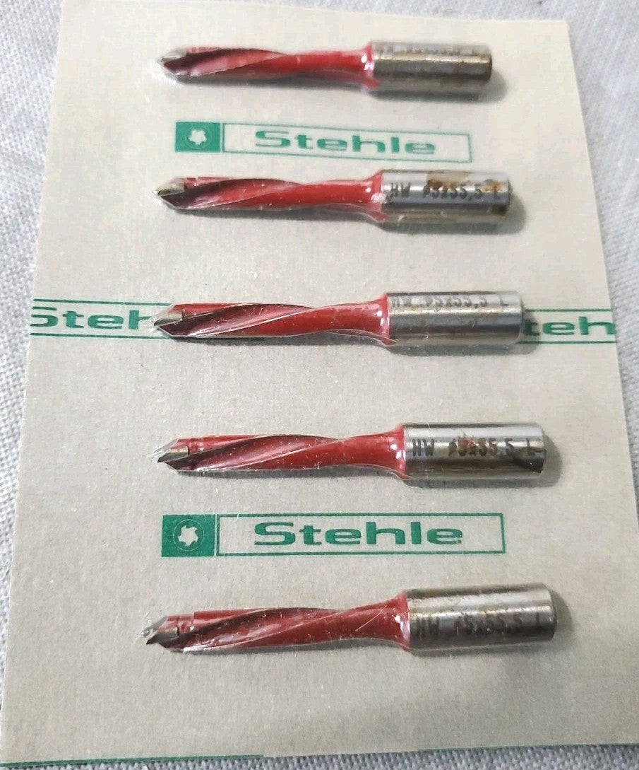 Stehle Wood Working Drill Bits New Part# 060-11473 5 Pack