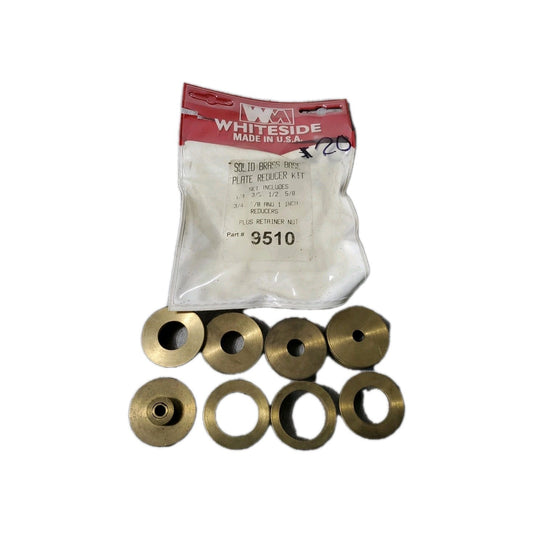Whiteside Solid Brass Base Plate  Reducer Kit Part # 9510