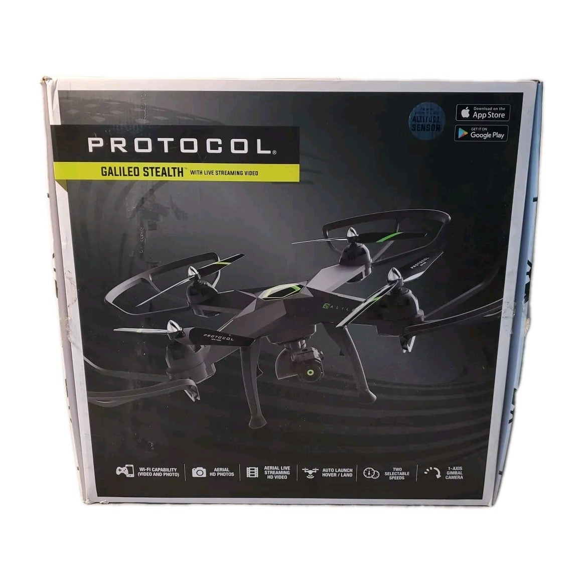 Protocol Galileo Stealth With Live Streaming Video Drone