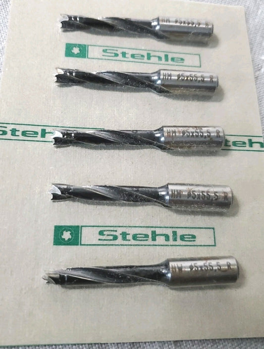 Stehle Wood Working Drill Bits New Part# 060-11477 5 Pack